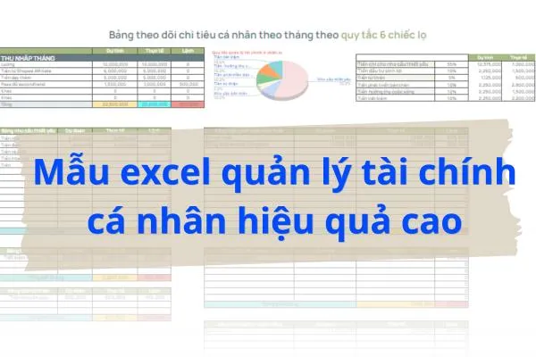 Bảng tính quản lý tài chính