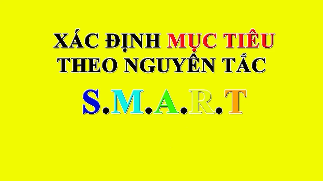 Đặt Mục Tiêu SMART