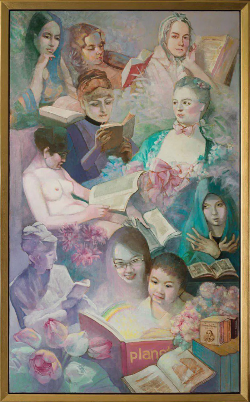 Women reading books