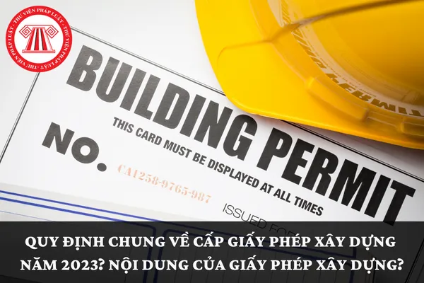 giấy phép xây dựng