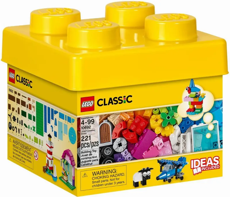 Hộp Lego Classic 10692 với nhiều màu sắc rực rỡ