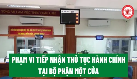 Nộp hồ sơ tại bộ phận một cửa