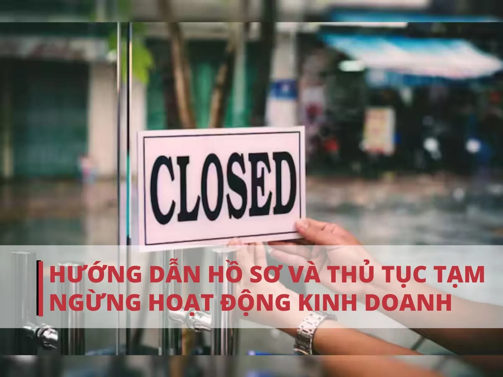 Tạm ngừng kinh doanh để làm gì