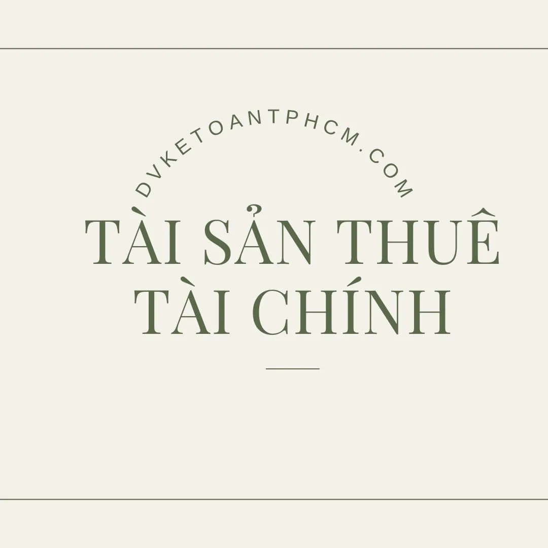 Ví dụ hạch toán thuê tài chính