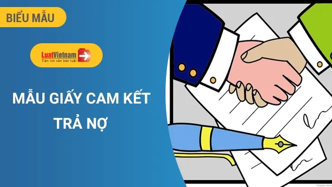 Xác nhận công nợ vay tiền