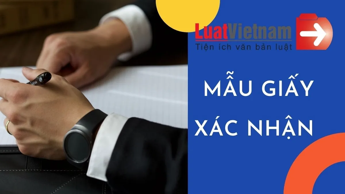 xác nhận thông tin cá nhân