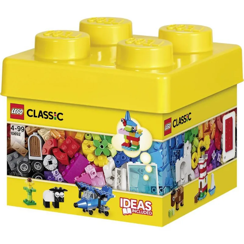 Nhiều mô hình khác nhau được xếp từ Lego Classic 10692