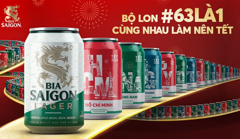 Bộ sưu tập các loại bia Sài Gòn