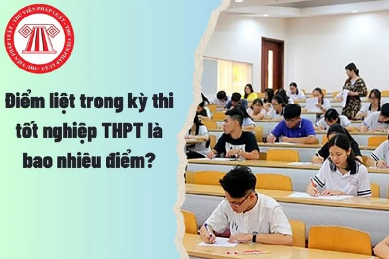 Điểm tốt nghiệp THPT không phải là điểm liệt