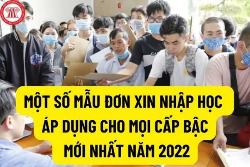 Mẫu đơn xin nhập học viết tay chuẩn