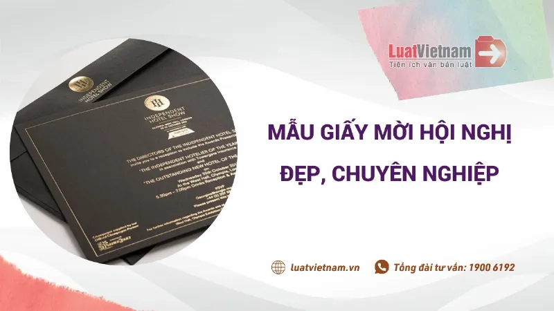 Mẫu giấy mời hội nghị