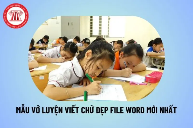 Mẫu luyện viết chữ đẹp