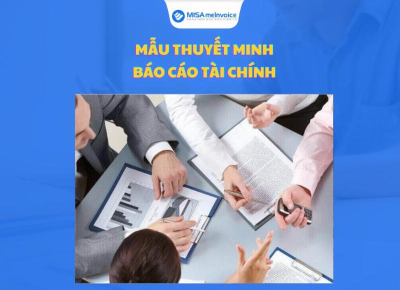 Mẫu Thuyết Minh Báo Cáo Tài Chính