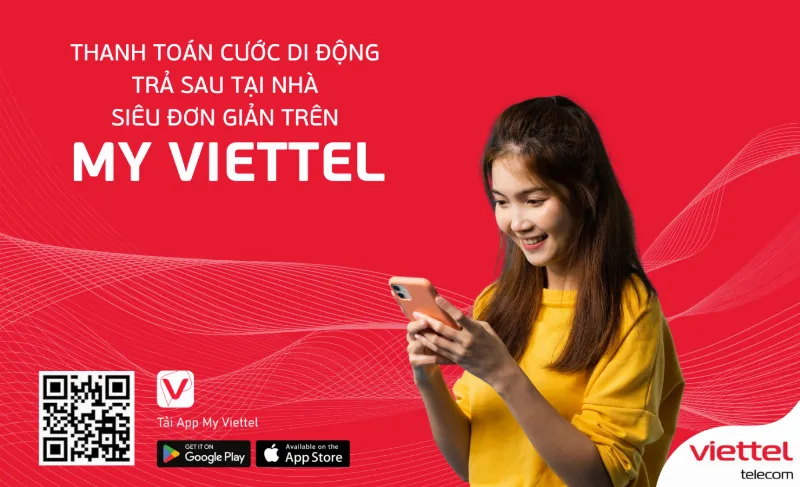 Nạp tiền Viettel trả sau qua My Viettel