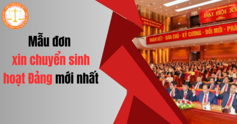 Mẫu Đơn Xin Chuyển Sinh Hoạt Đảng