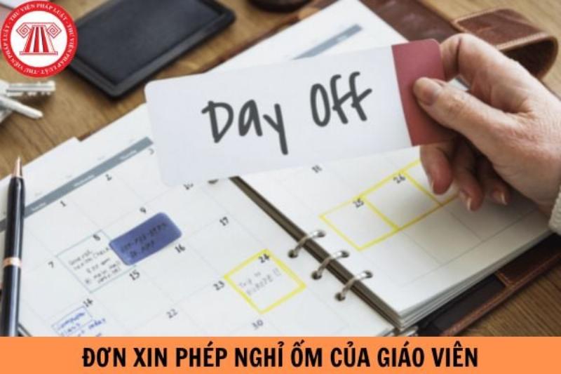 Mẫu Đơn Xin Nghỉ Ốm Của Giáo Viên