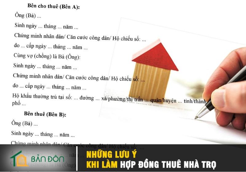 Lưu Ý Quan Trọng Khi Sử Dụng Mẫu Hợp Đồng Thuê Trọ