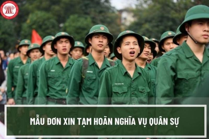 Mẫu Đơn Xin Tạm Hoãn Nghĩa Vụ Quân Sự Mẫu