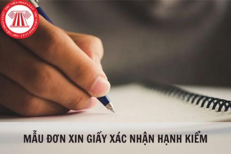 Mẫu Đơn Xin Xác Nhận Hạnh Kiểm Mẫu