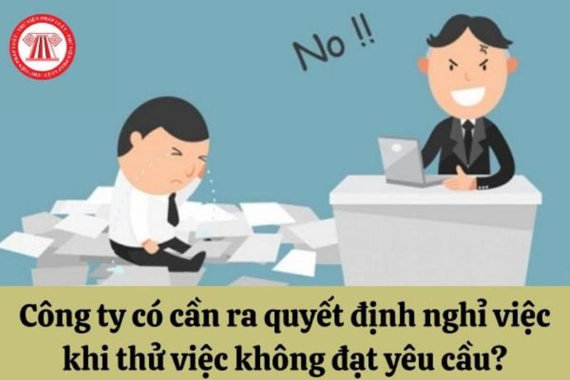 Mẫu Quyết Định Thôi Việc Trong Thời Gian Thử Việc