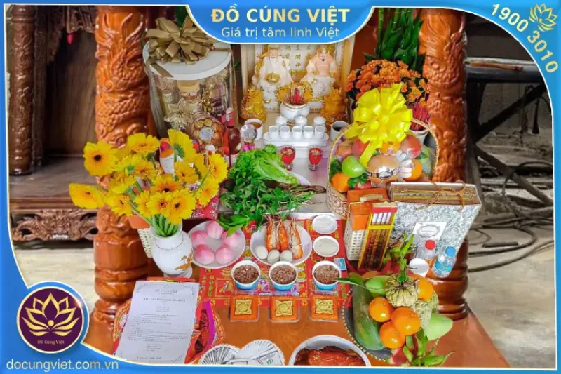 Chuẩn bị lễ vật cúng Thần Tài, Thổ Địa mùng 10