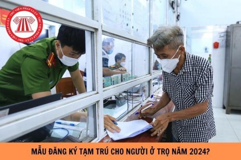 Mẫu Đăng Ký Tạm Trú Cho Người Ở Trọ