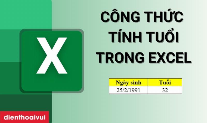 Tính tuổi dựa trên năm sinh