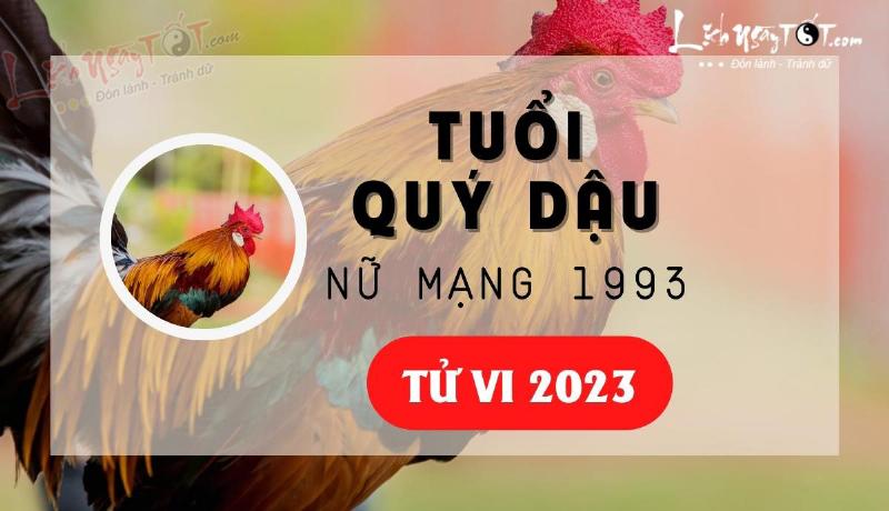 Tử vi Quý Dậu 1993 nữ mạng sự nghiệp 2023